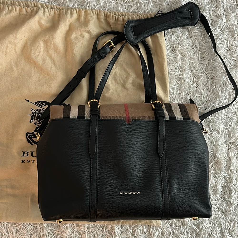 Burberry Diaper or Work Bag